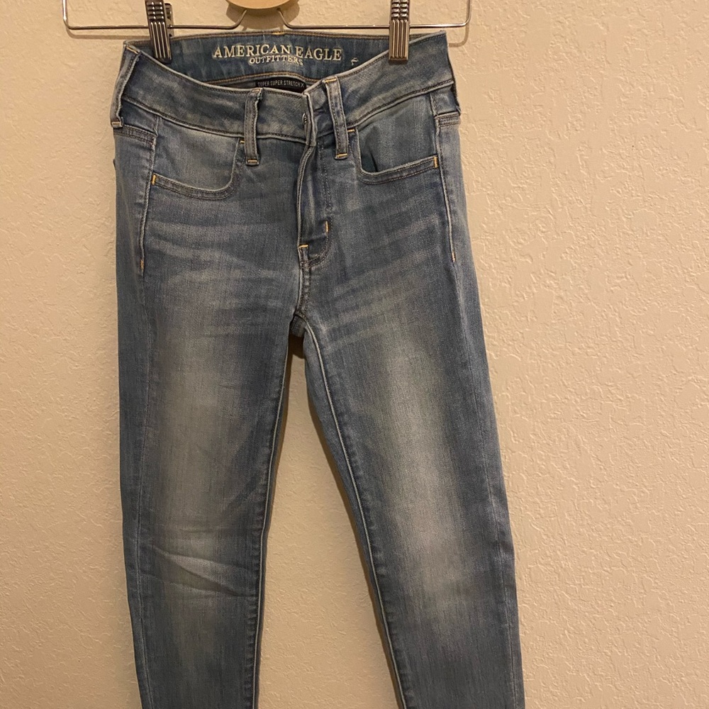 Super super stretch American eagle jeans